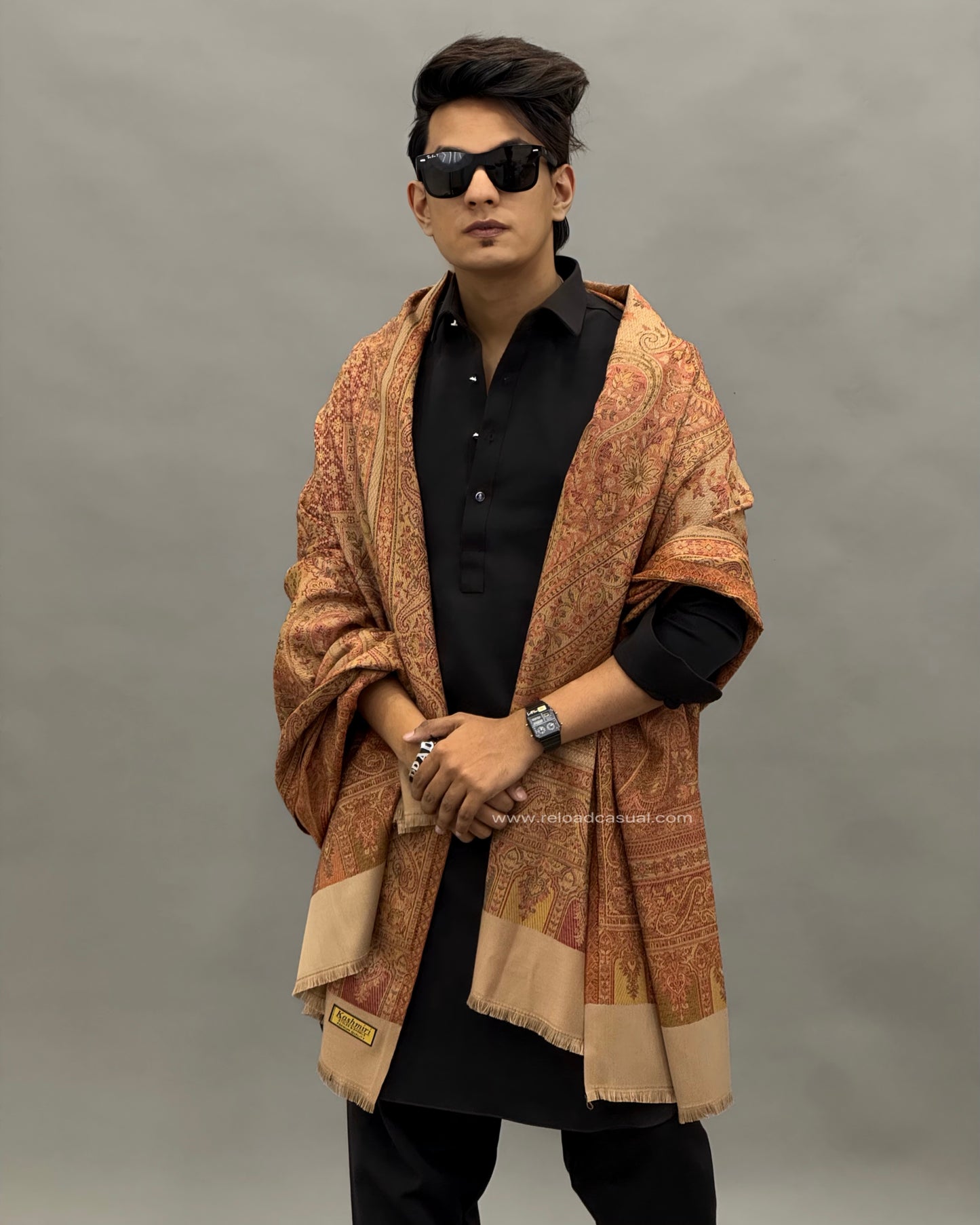 Premium Kashmiri Inspired Pashmina Shawl