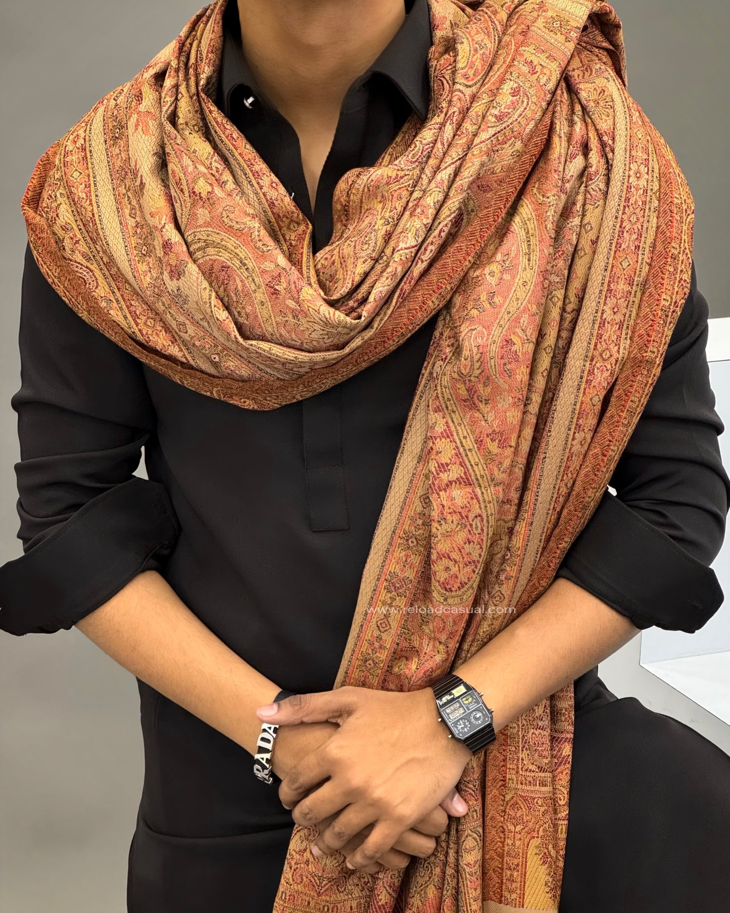 Premium Kashmiri Inspired Pashmina Shawl