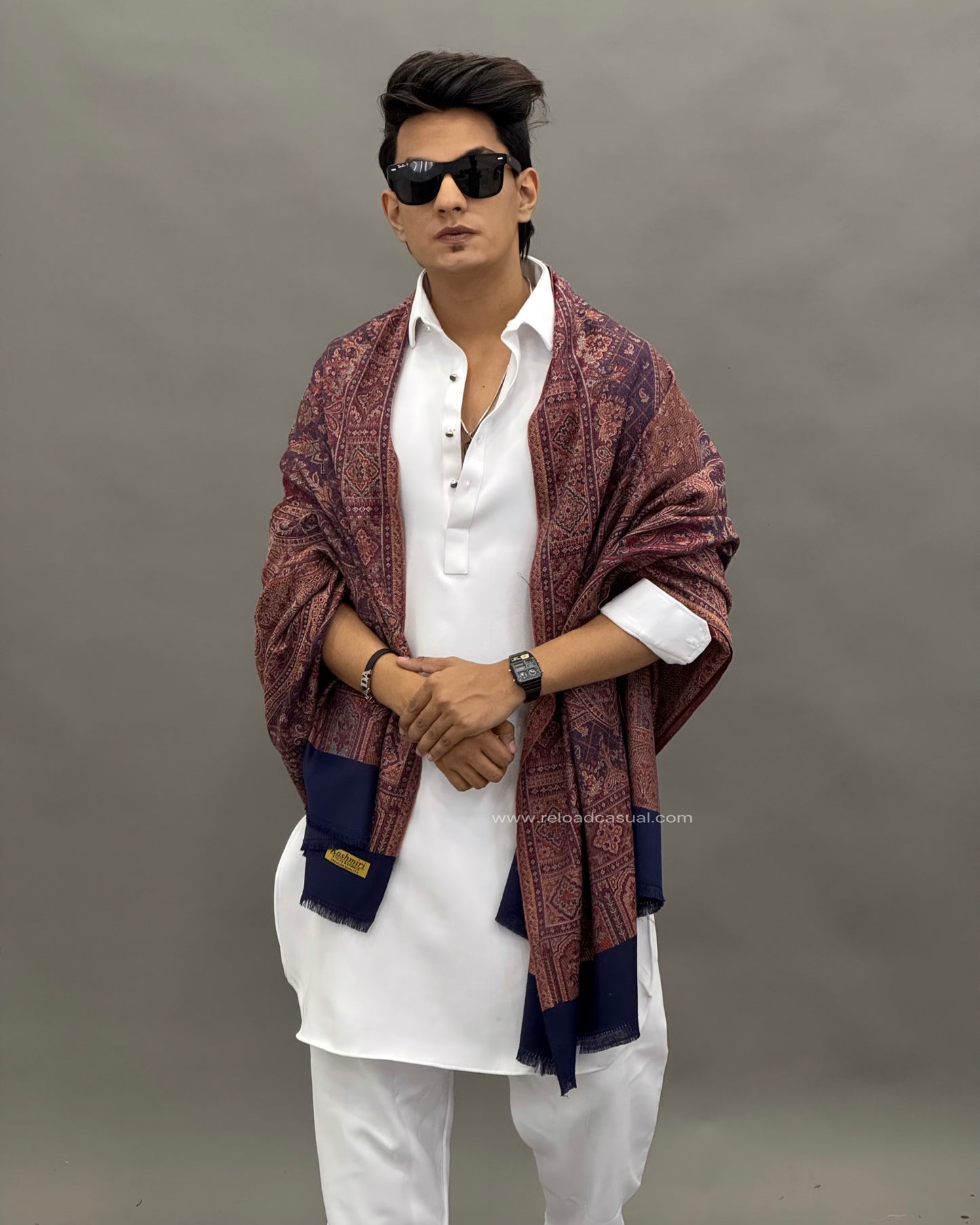 Premium Kashmiri Inspired Pashmina Shawl