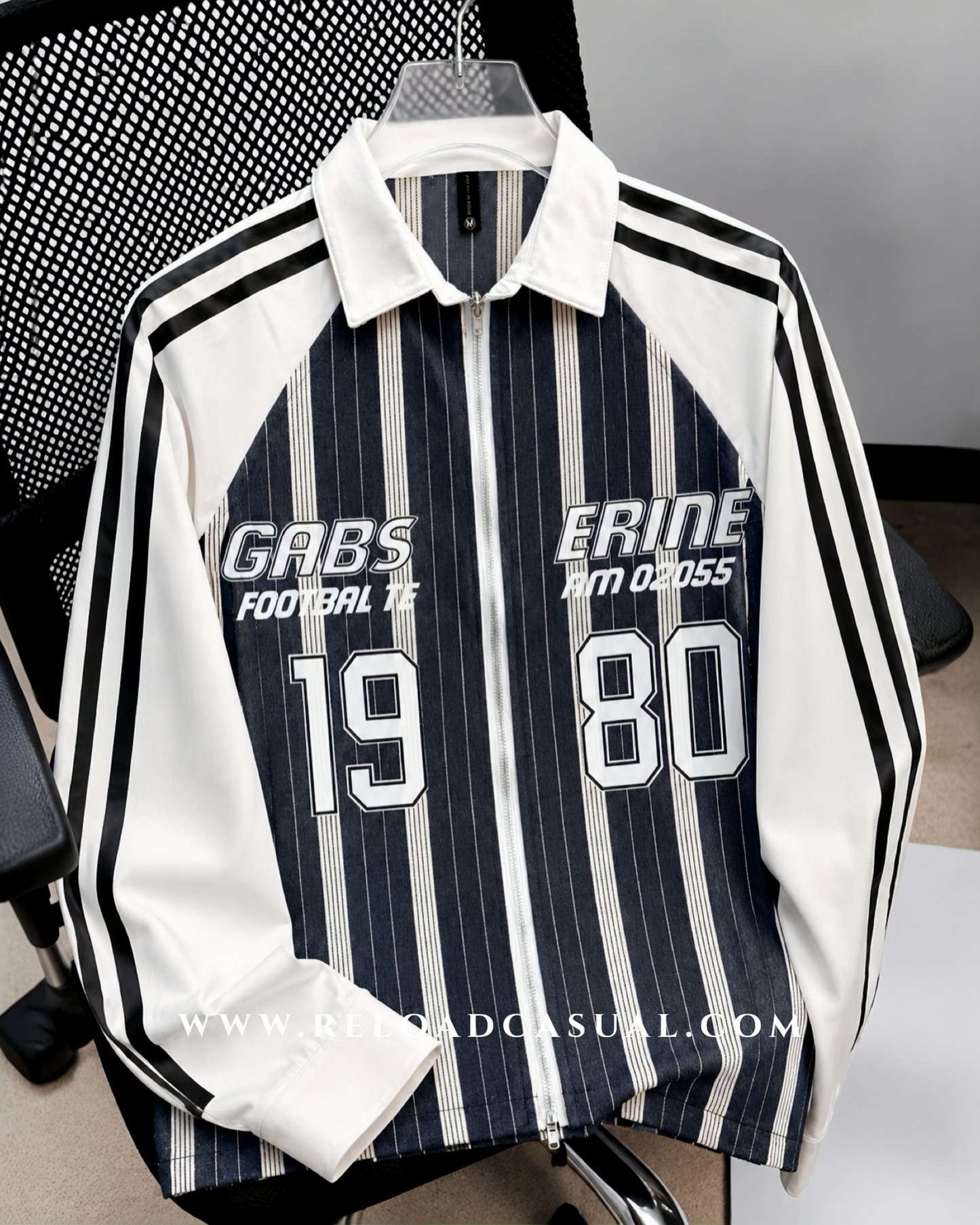 GABS 1980 DENIM BOXY FIT ZIP SHIRT