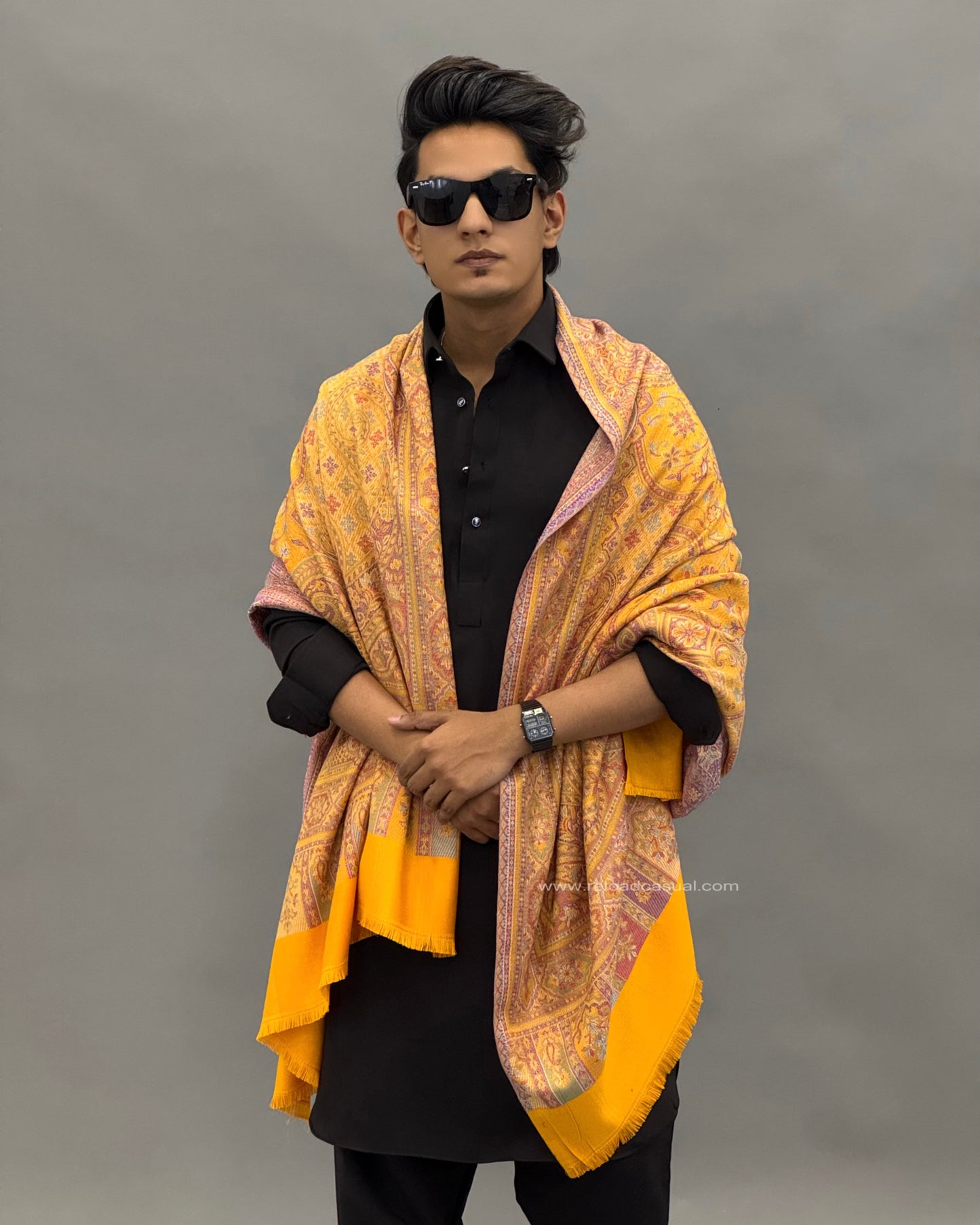 Premium Kashmiri Inspired Pashmina Shawl