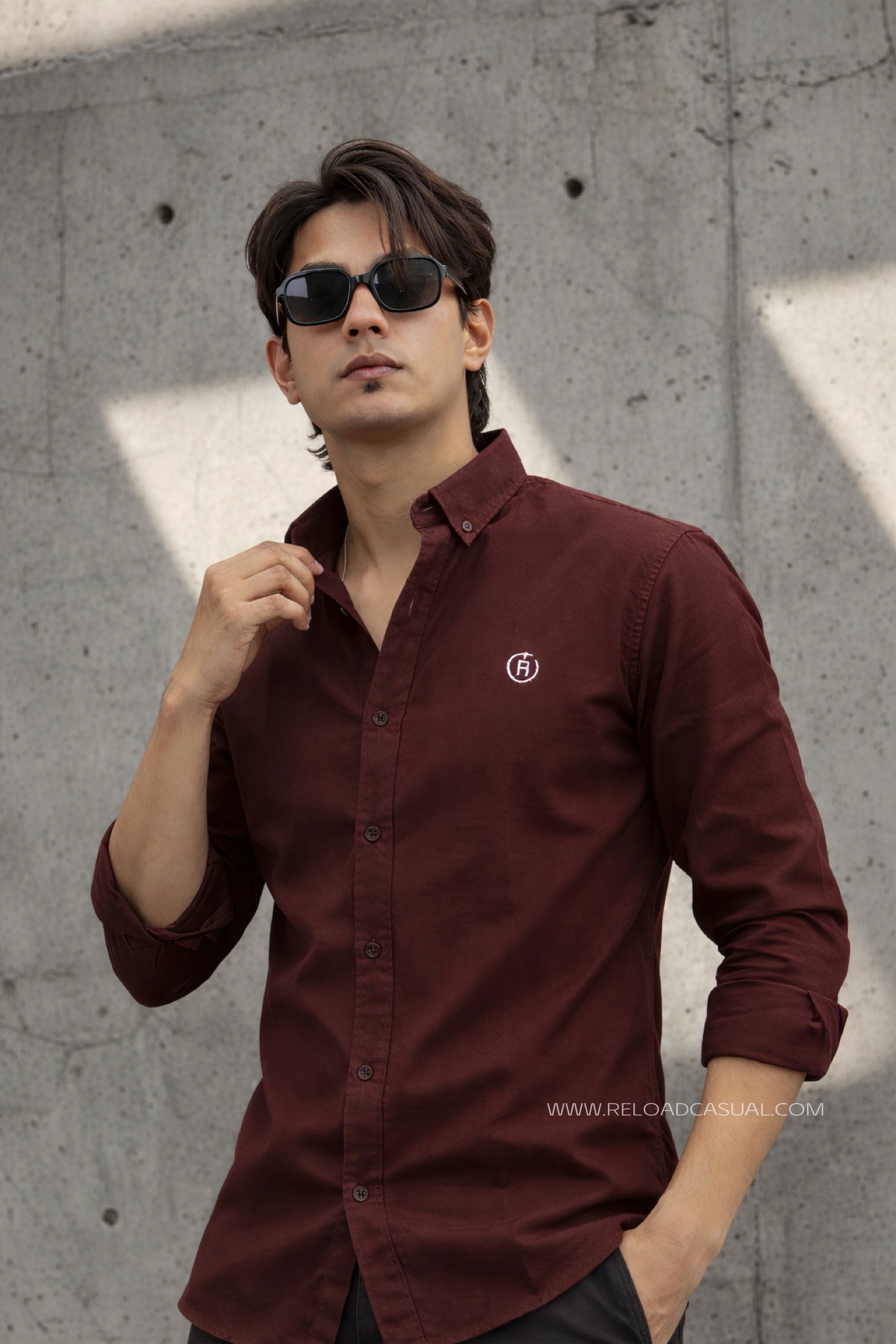 Twill Cotton Slim Fit Shirt