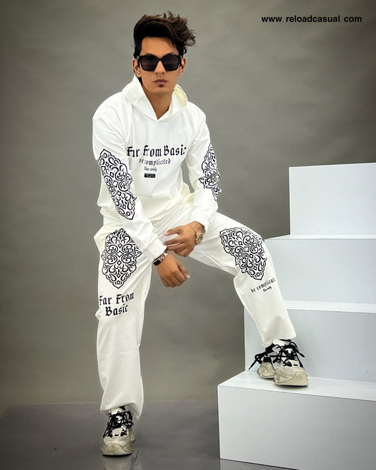 Men’s Printed Hoodie Co-Ord Set – Far From Basic