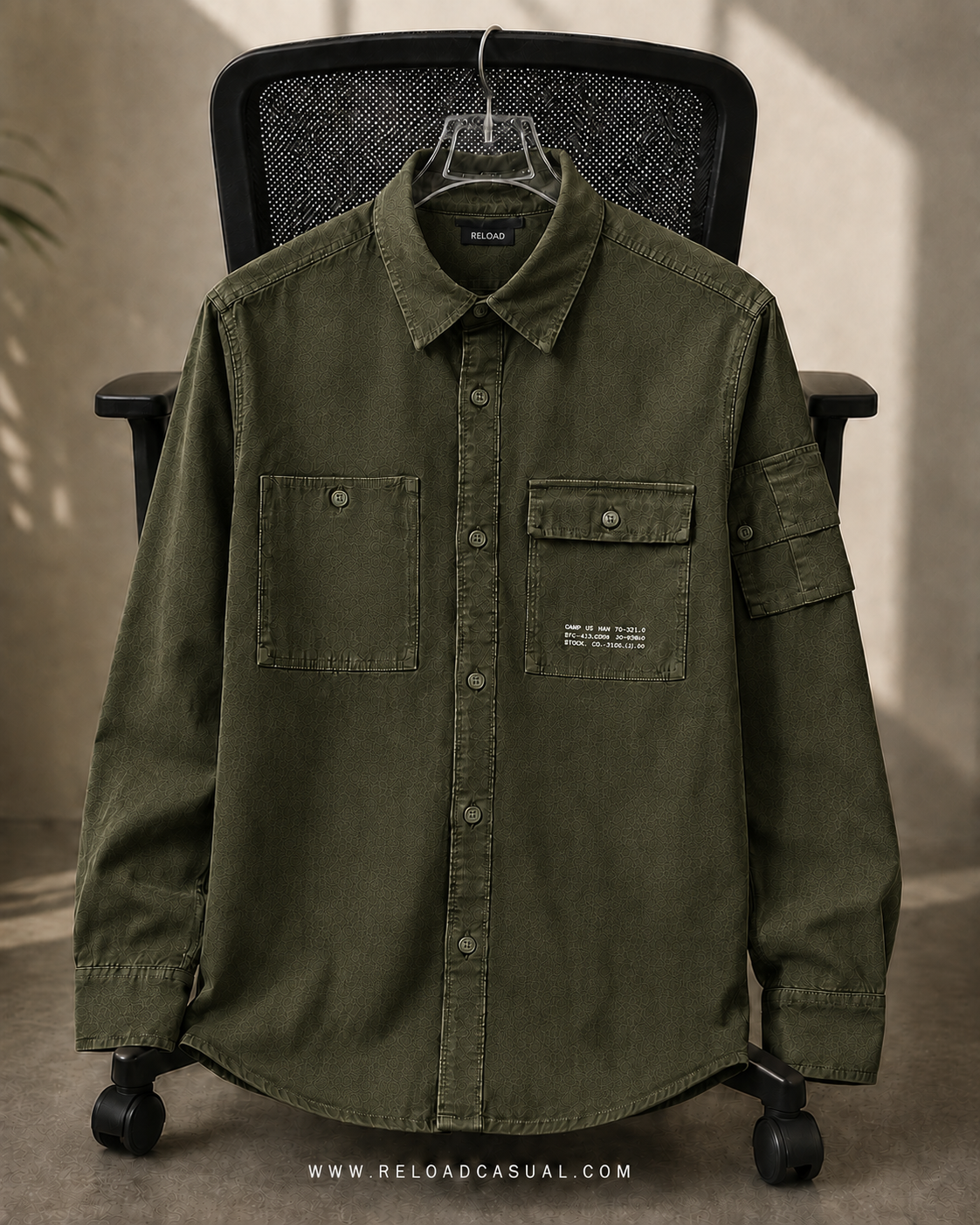 Men's Double Utility Pocket Shirt