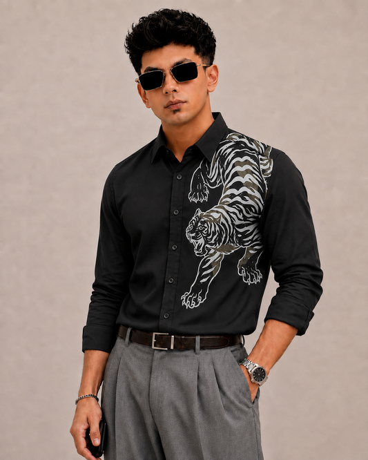 Tiger Roar Iconic Premium Satin Shirt