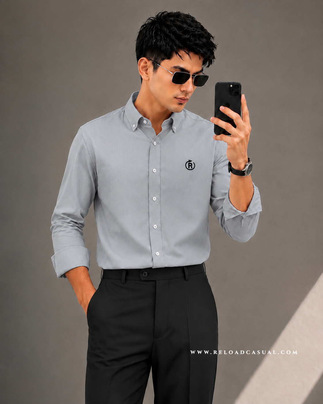 Down Button Oxford Slim Fit Shirt