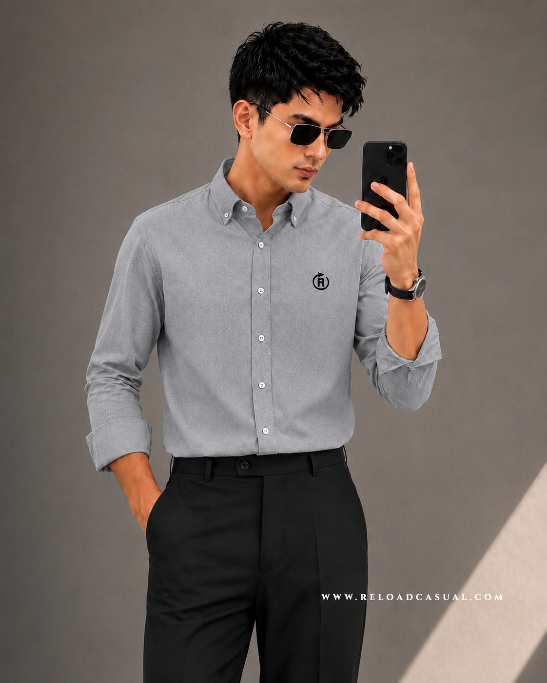 Down Button Oxford Slim Fit Shirt