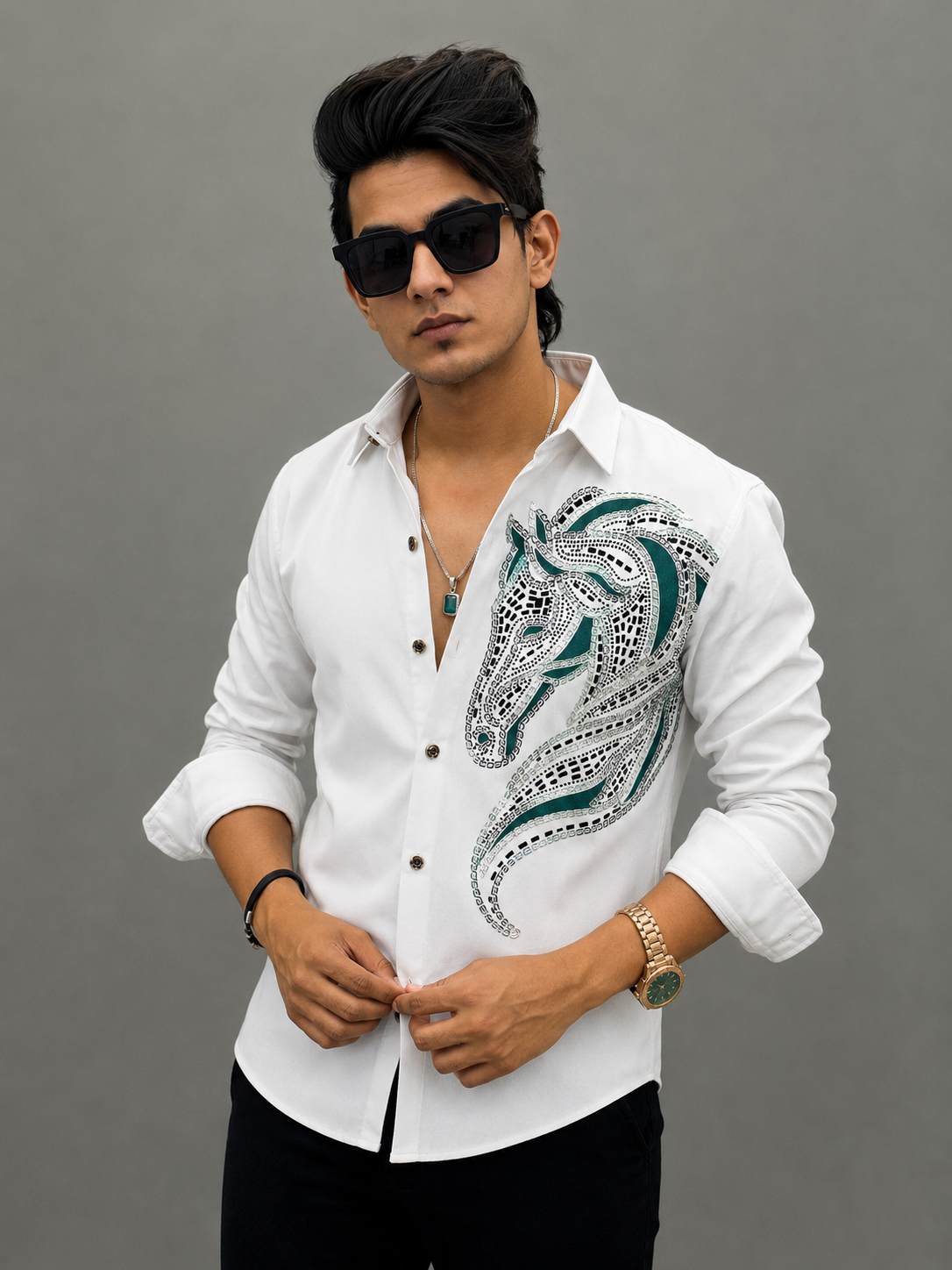 Horse Stone Work Premium Shirt