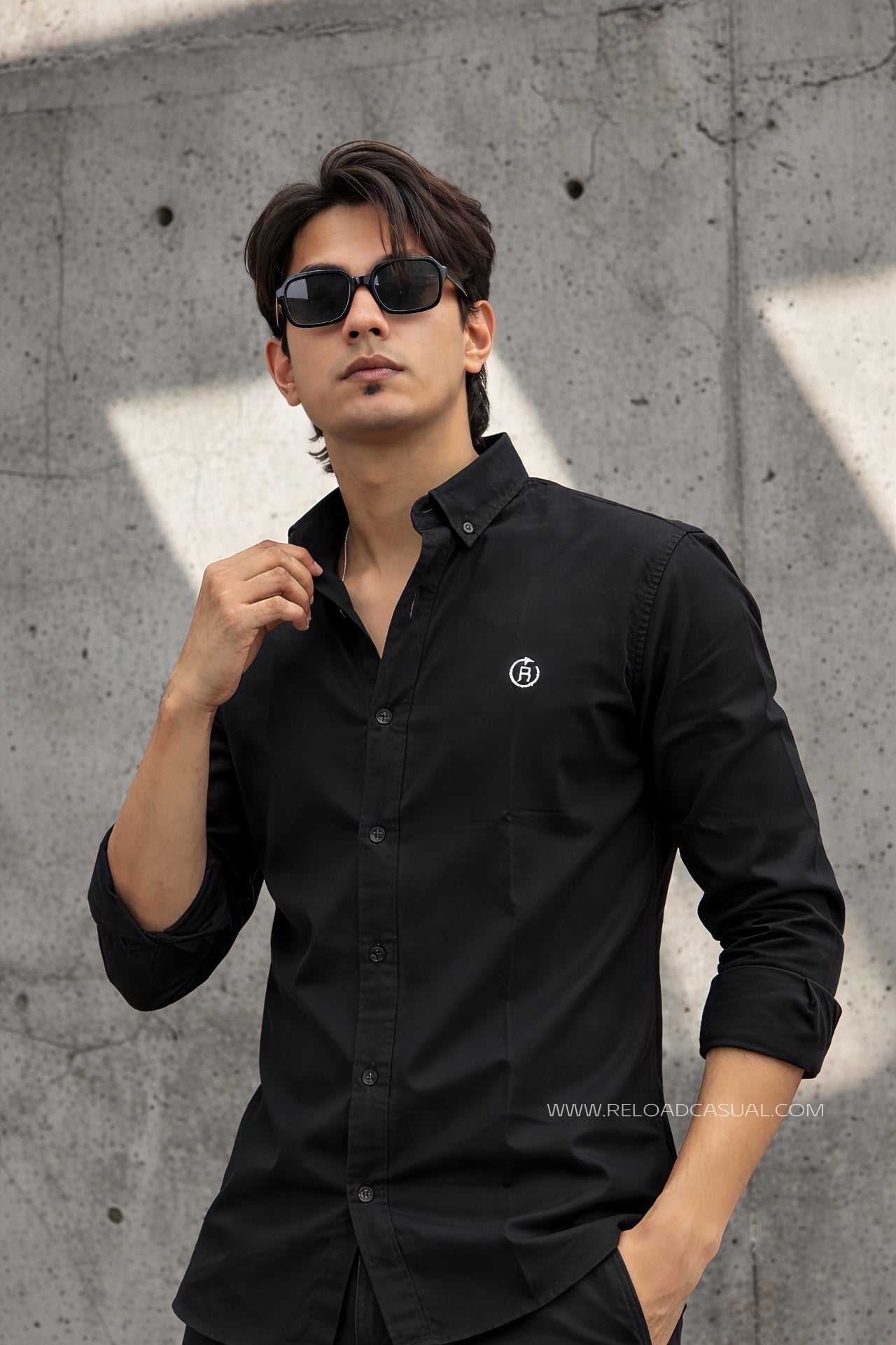 Twill Cotton Slim Fit Shirt