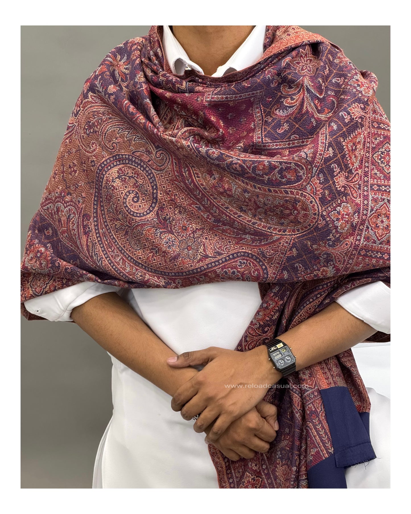 Premium Kashmiri Inspired Pashmina Shawl