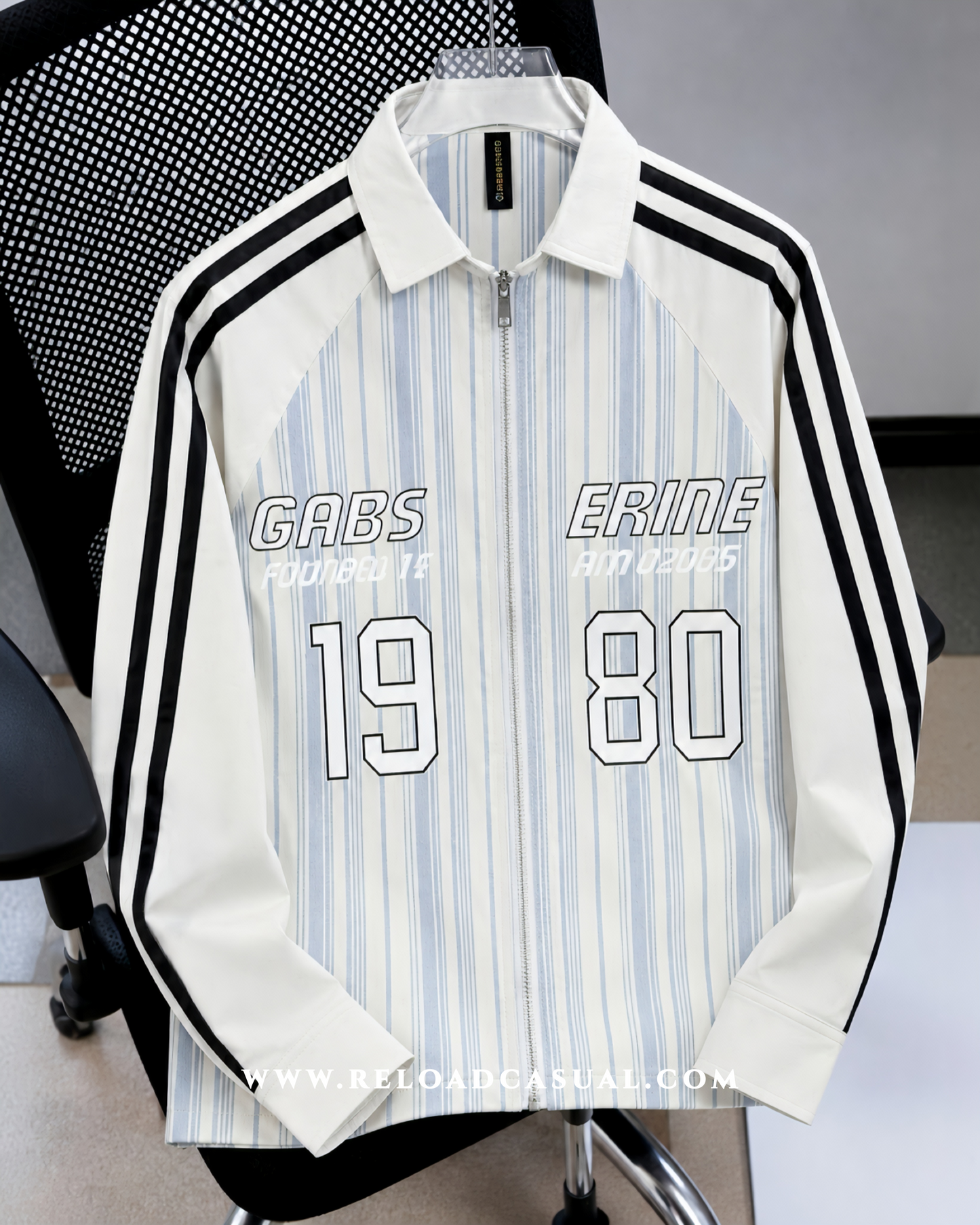GABS 1980 DENIM BOXY FIT ZIP SHIRT