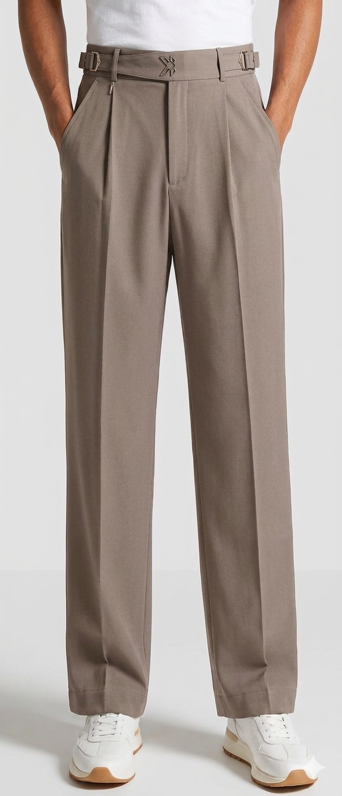 Modern Fit Double Buckle Gurkha Pant