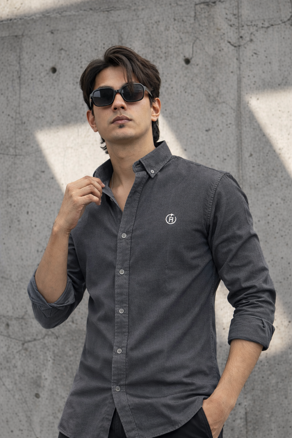 Twill Cotton Slim Fit Shirt