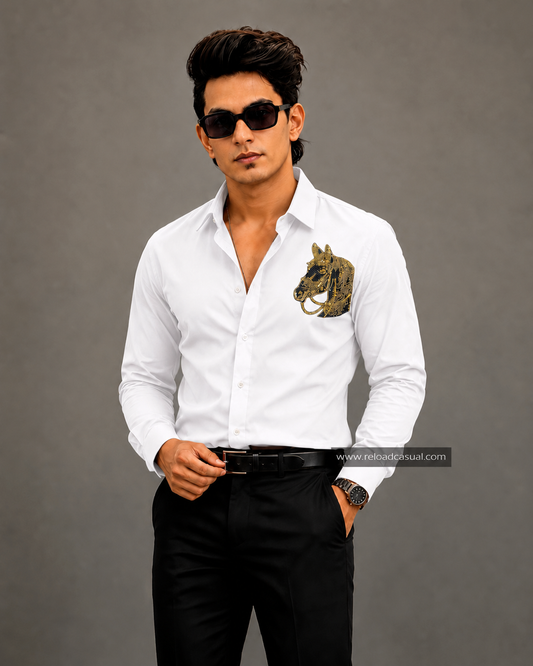 Elite Arabian Horse Head Diamond Lachka Shirt