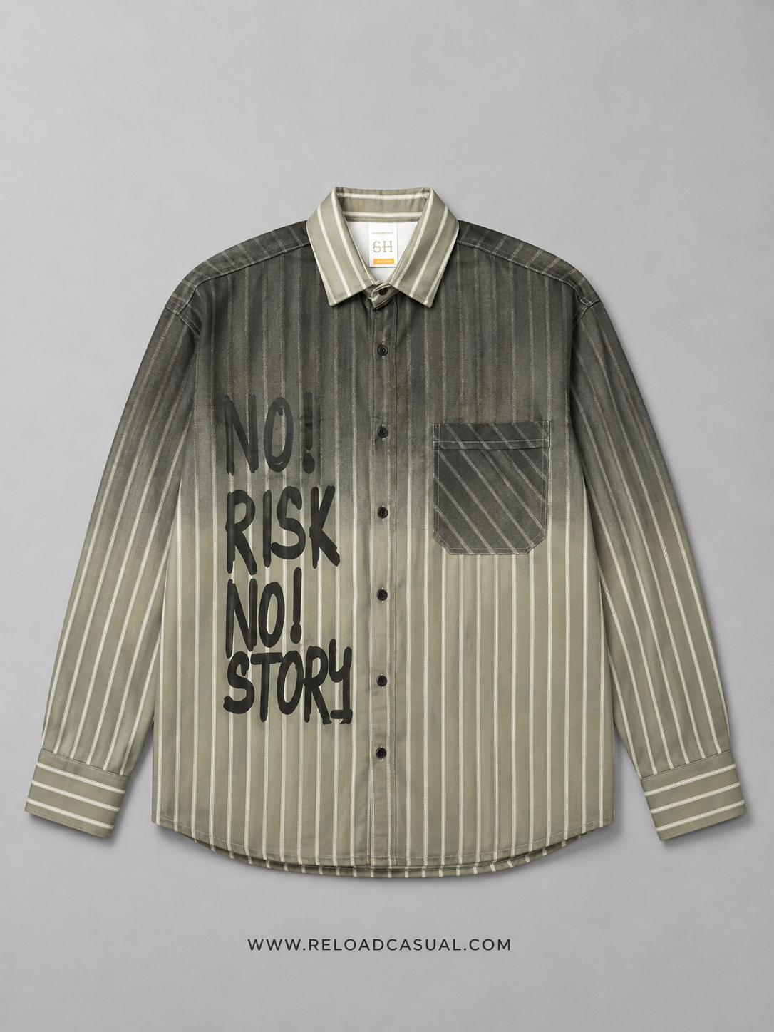 Back Off Striped Casual Shirt