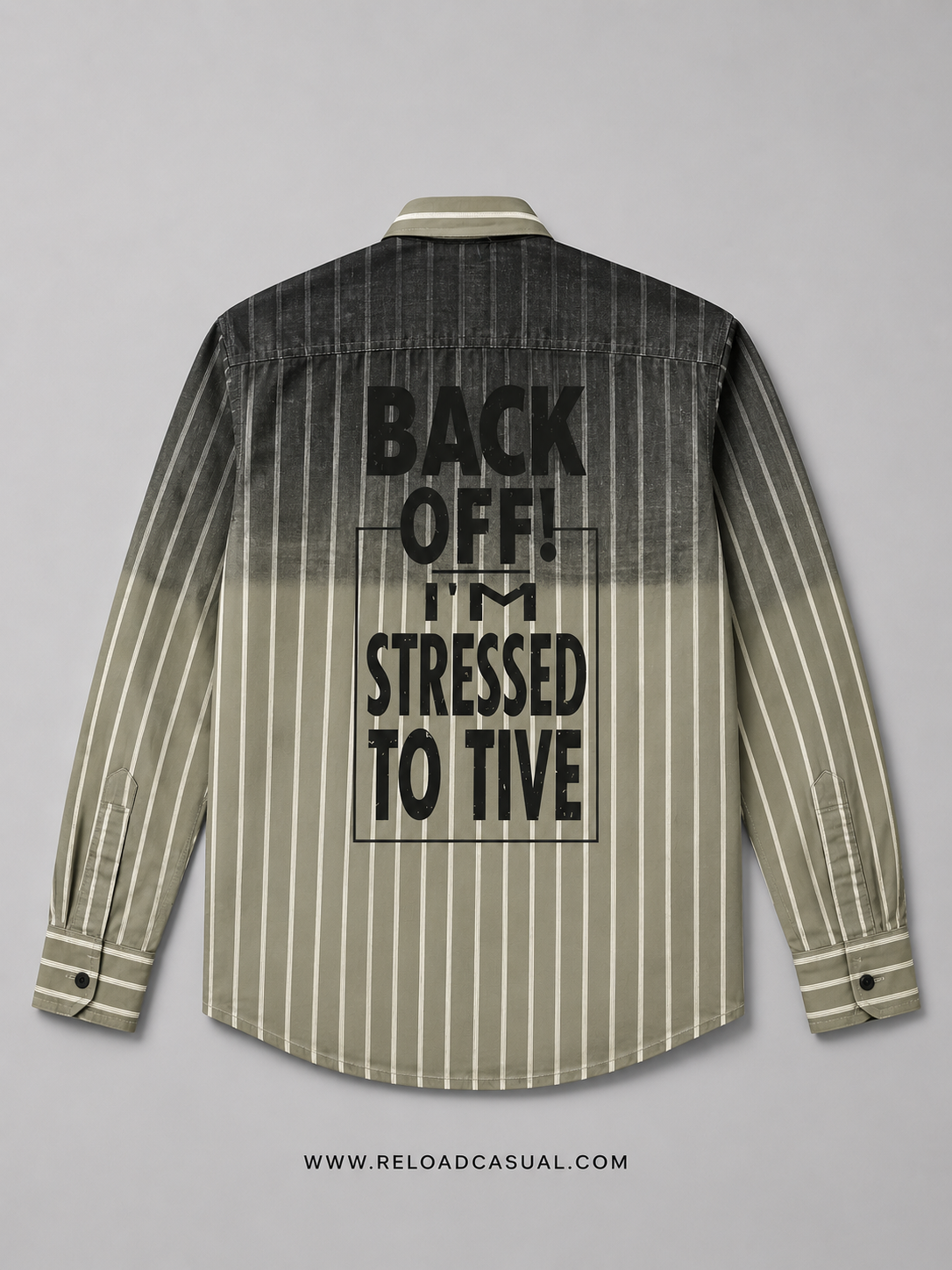 Back Off Striped Casual Shirt