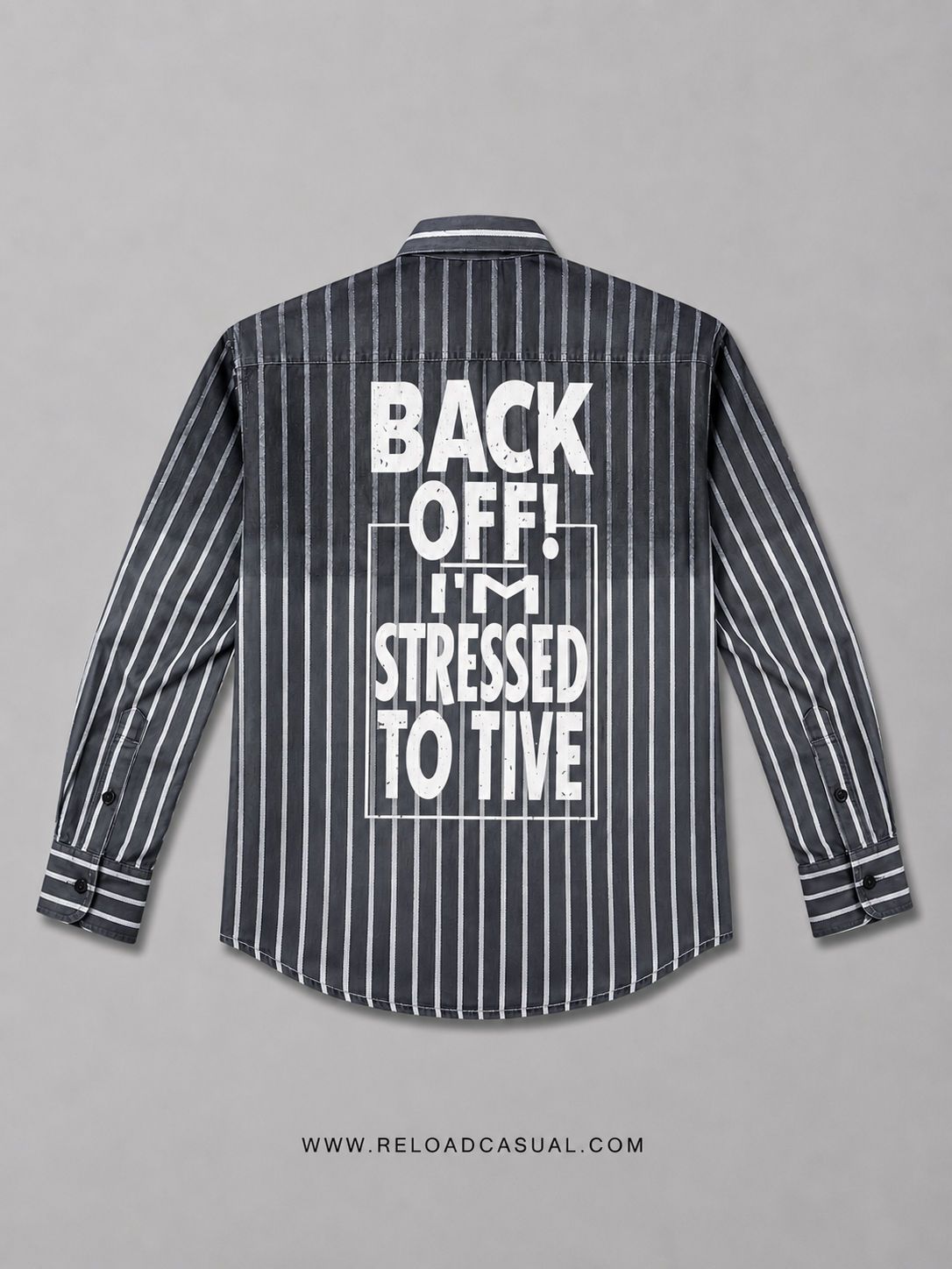 Back Off Striped Casual Shirt