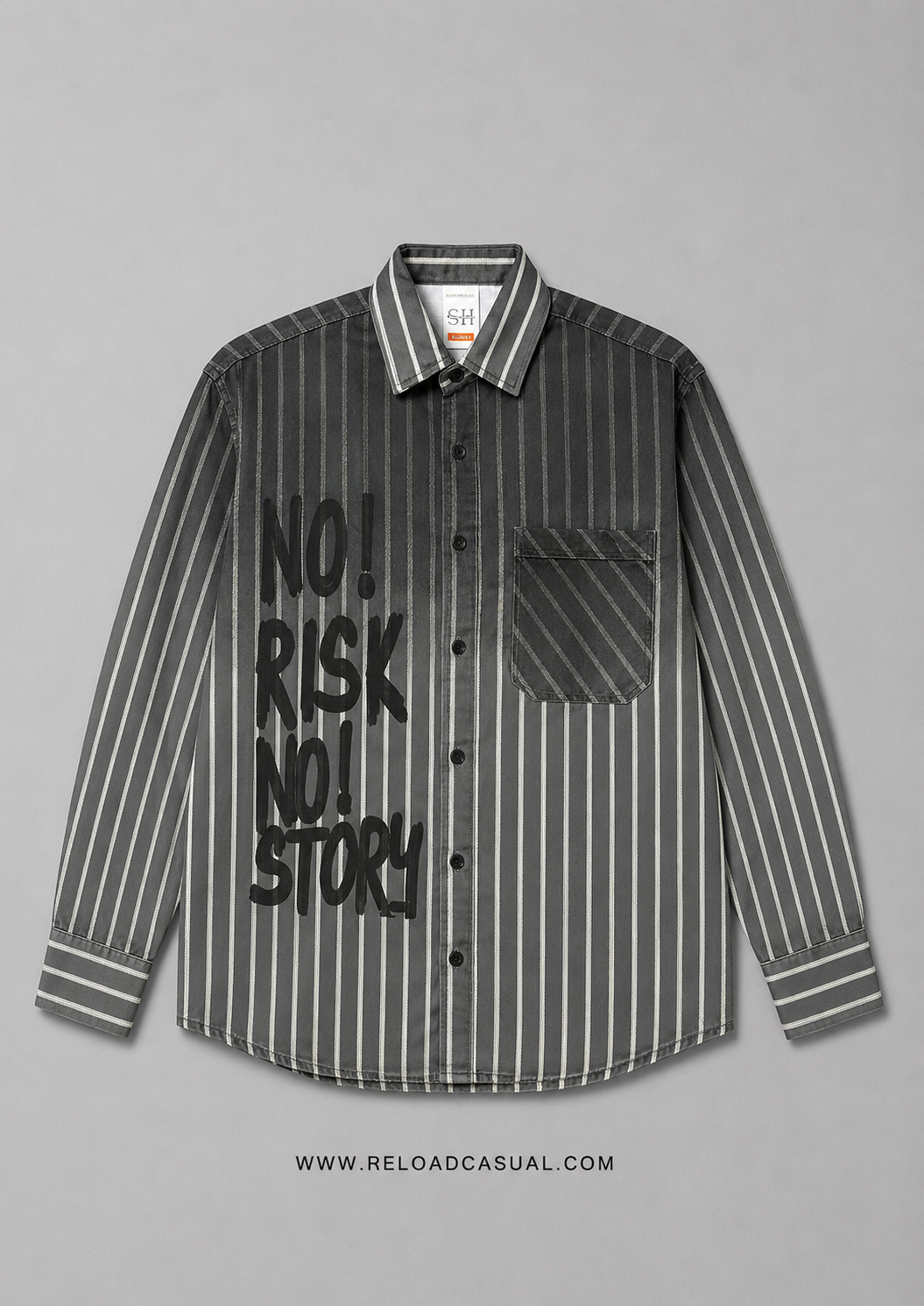 Back Off Striped Casual Shirt