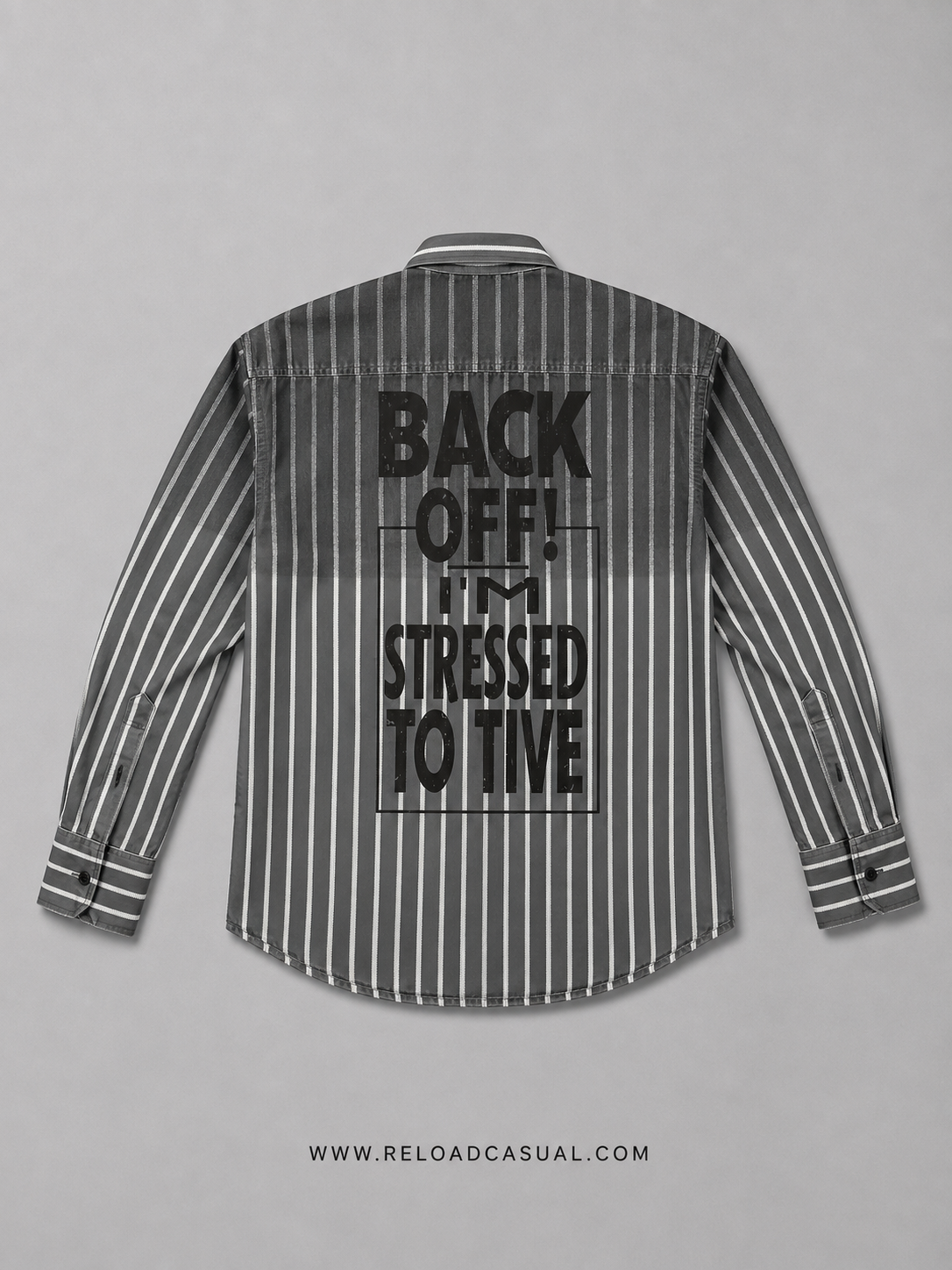 Back Off Striped Casual Shirt