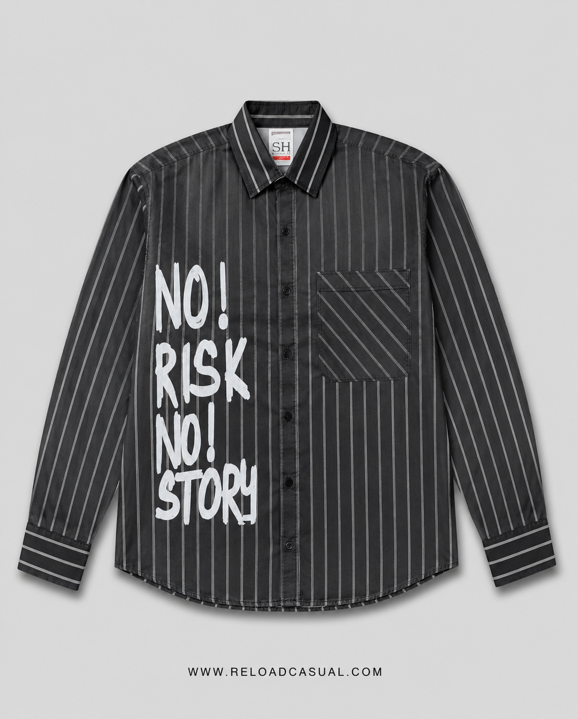 Back Off Striped Casual Shirt