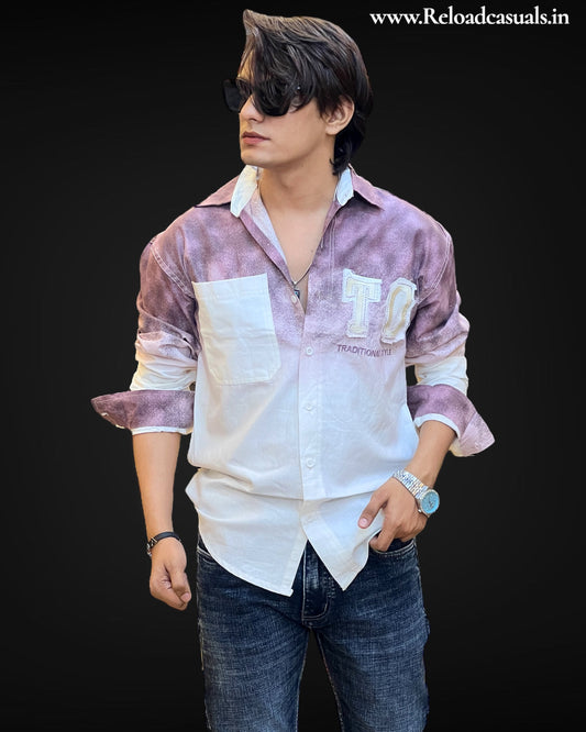 Chromatic Edge Casual Shirt