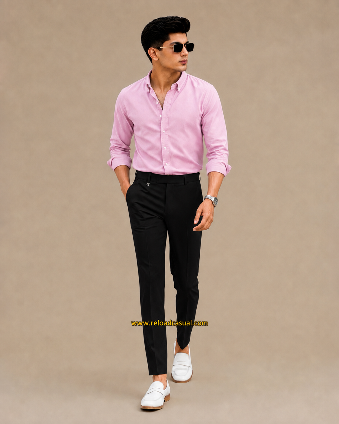 Men's Oxford Breathable Shirt + Hidden Zip Pocket Pant Combo