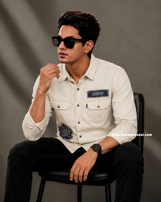 Denim Patch Utility RFD Shirt