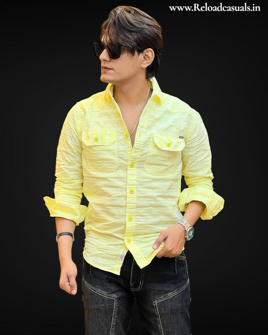 Slub-Stripe Shirts