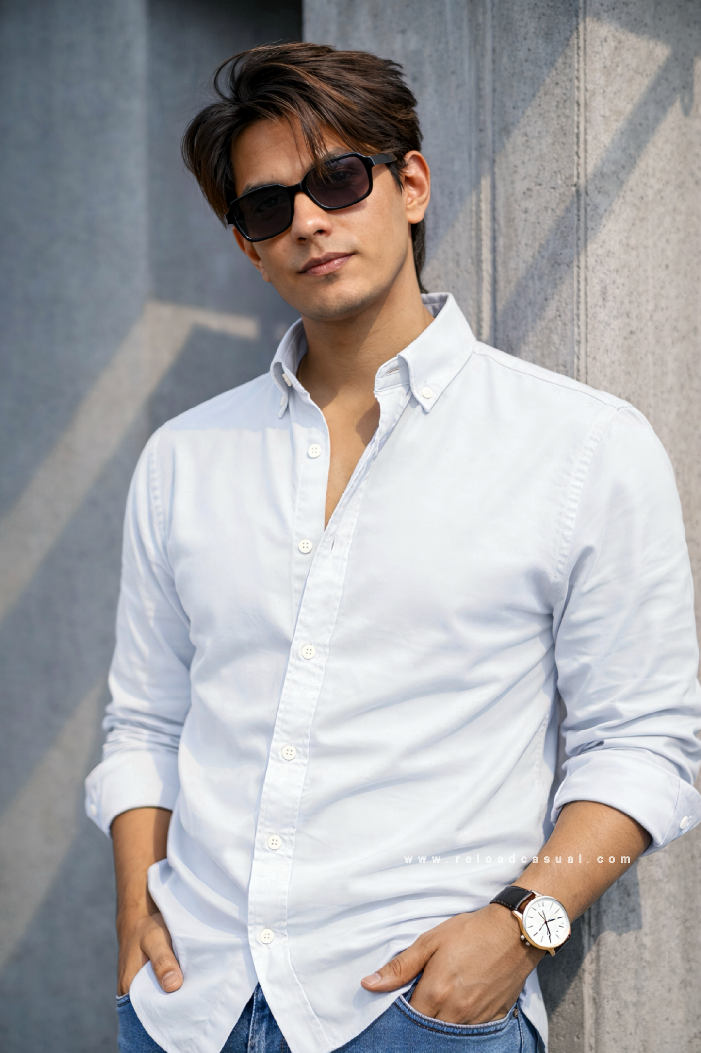 Cotton Oxford Slim Fit Shirt