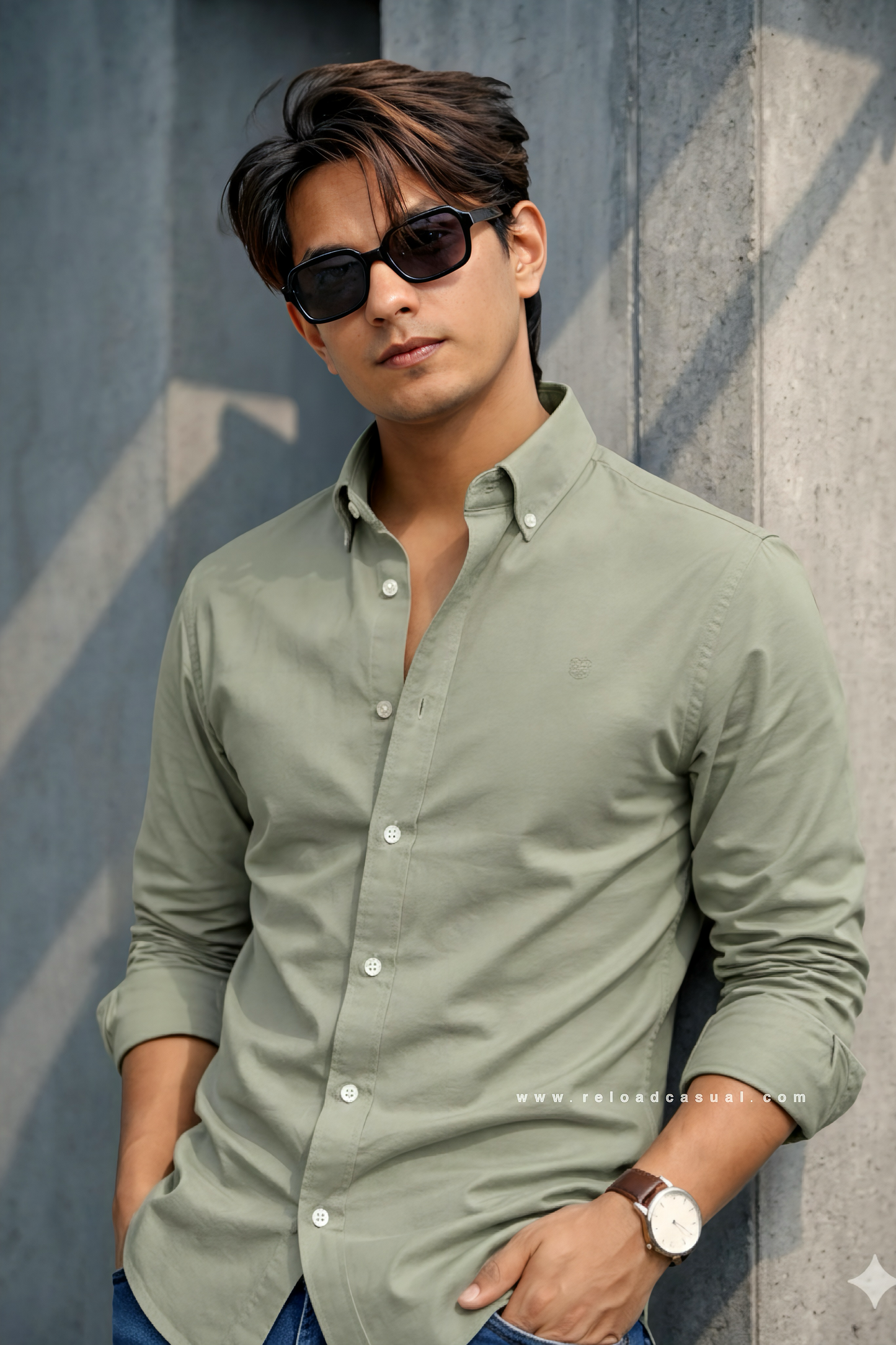 Cotton Oxford Slim Fit Shirt