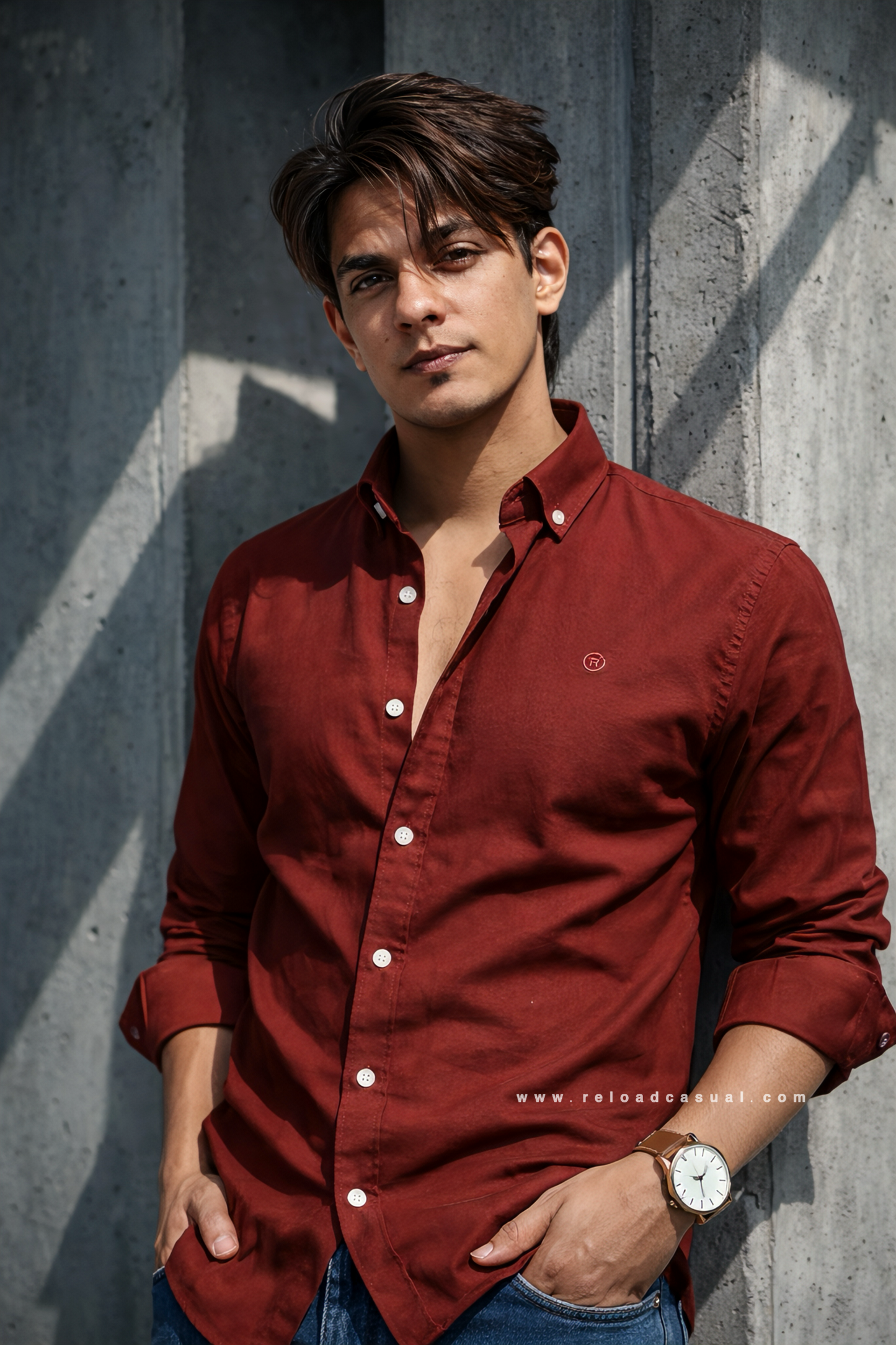 Cotton Oxford Slim Fit Shirt