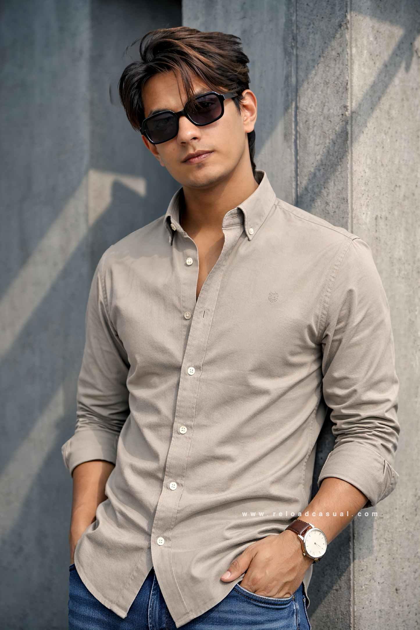 Cotton Oxford Slim Fit Shirt