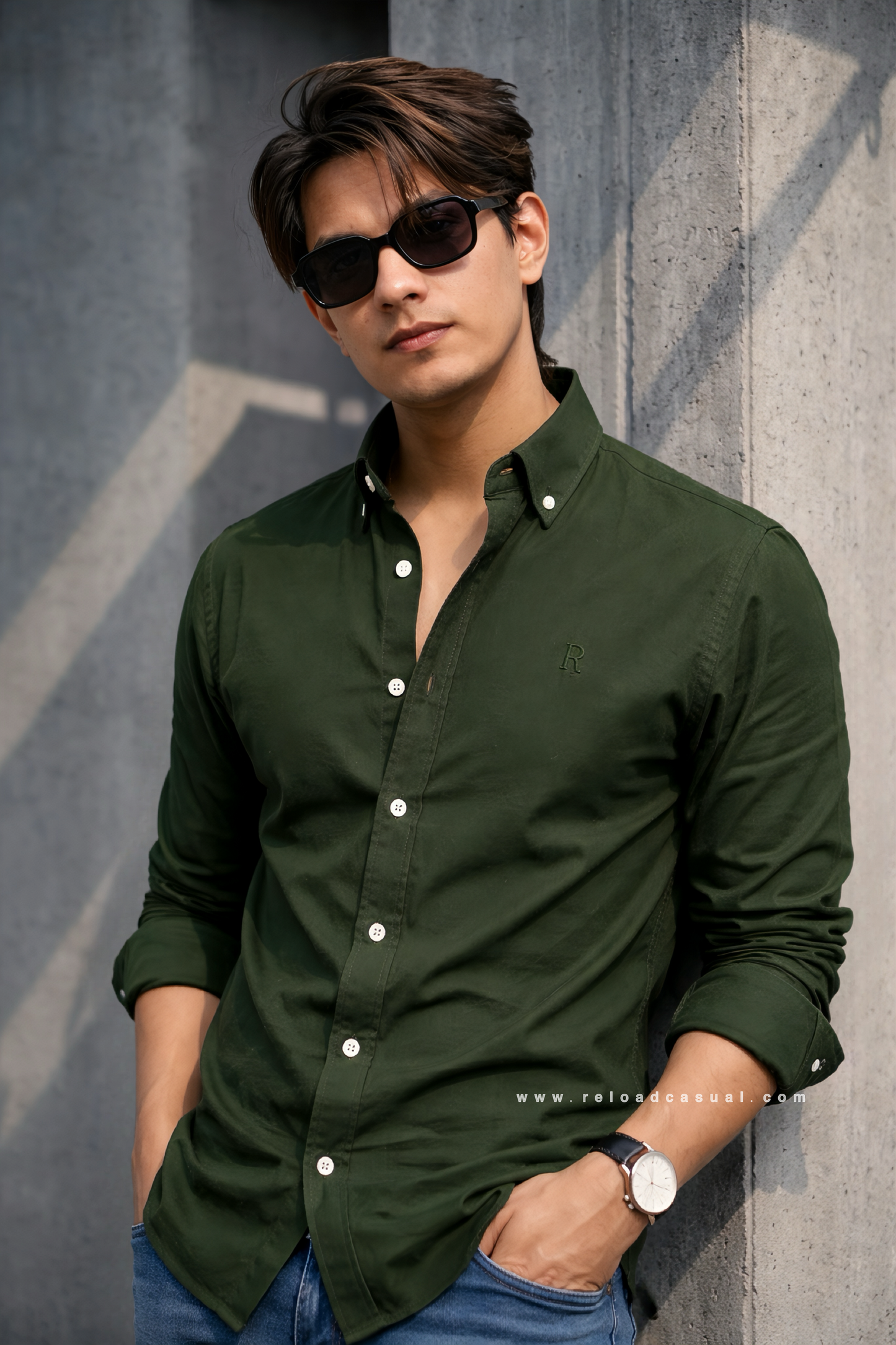 Cotton Oxford Slim Fit Shirt