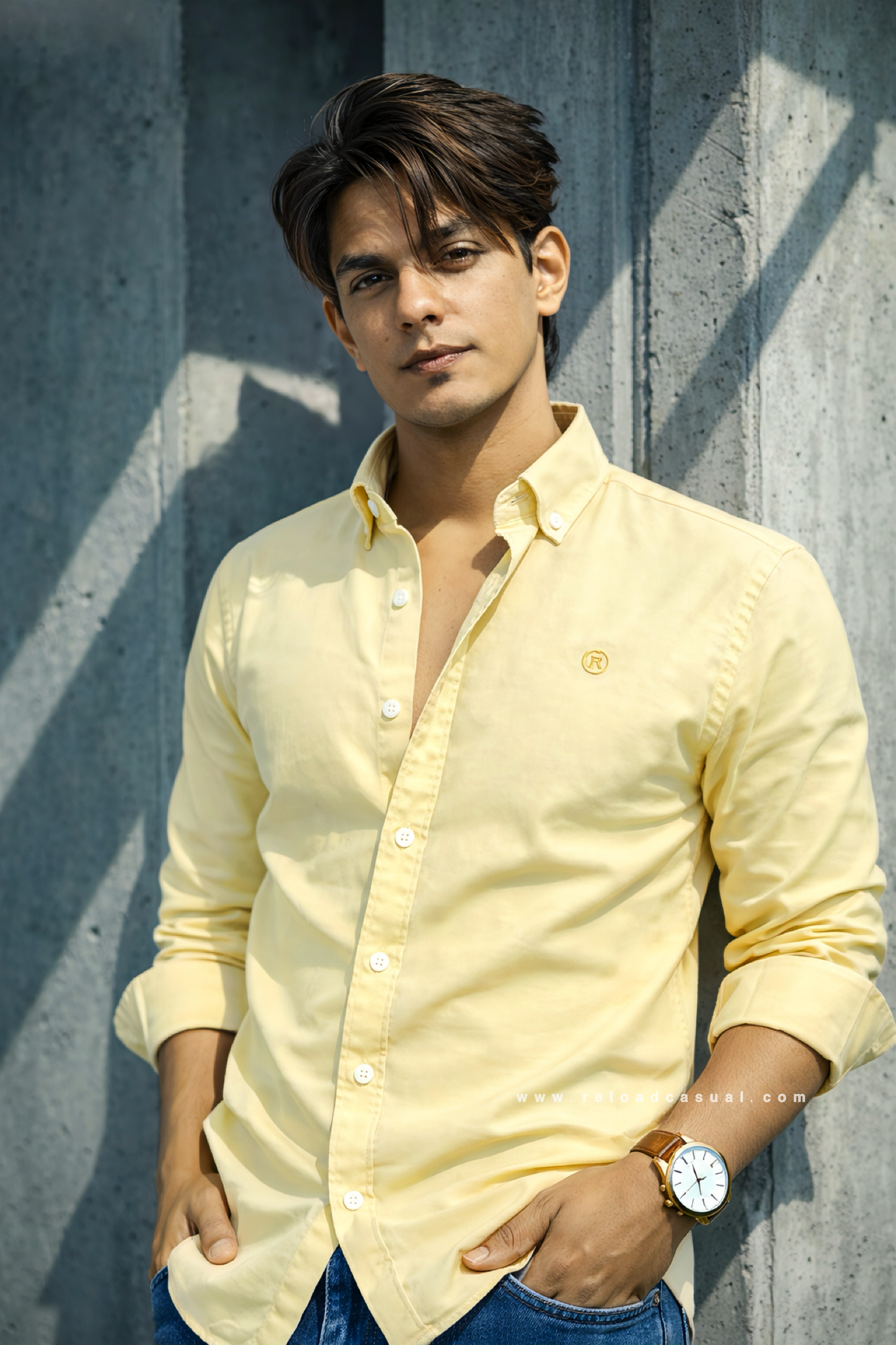 Cotton Oxford Slim Fit Shirt