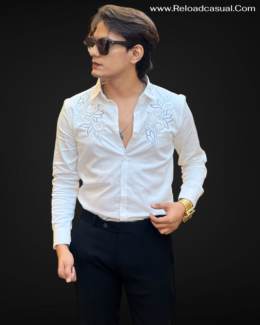Ornate Embroidery Shirt