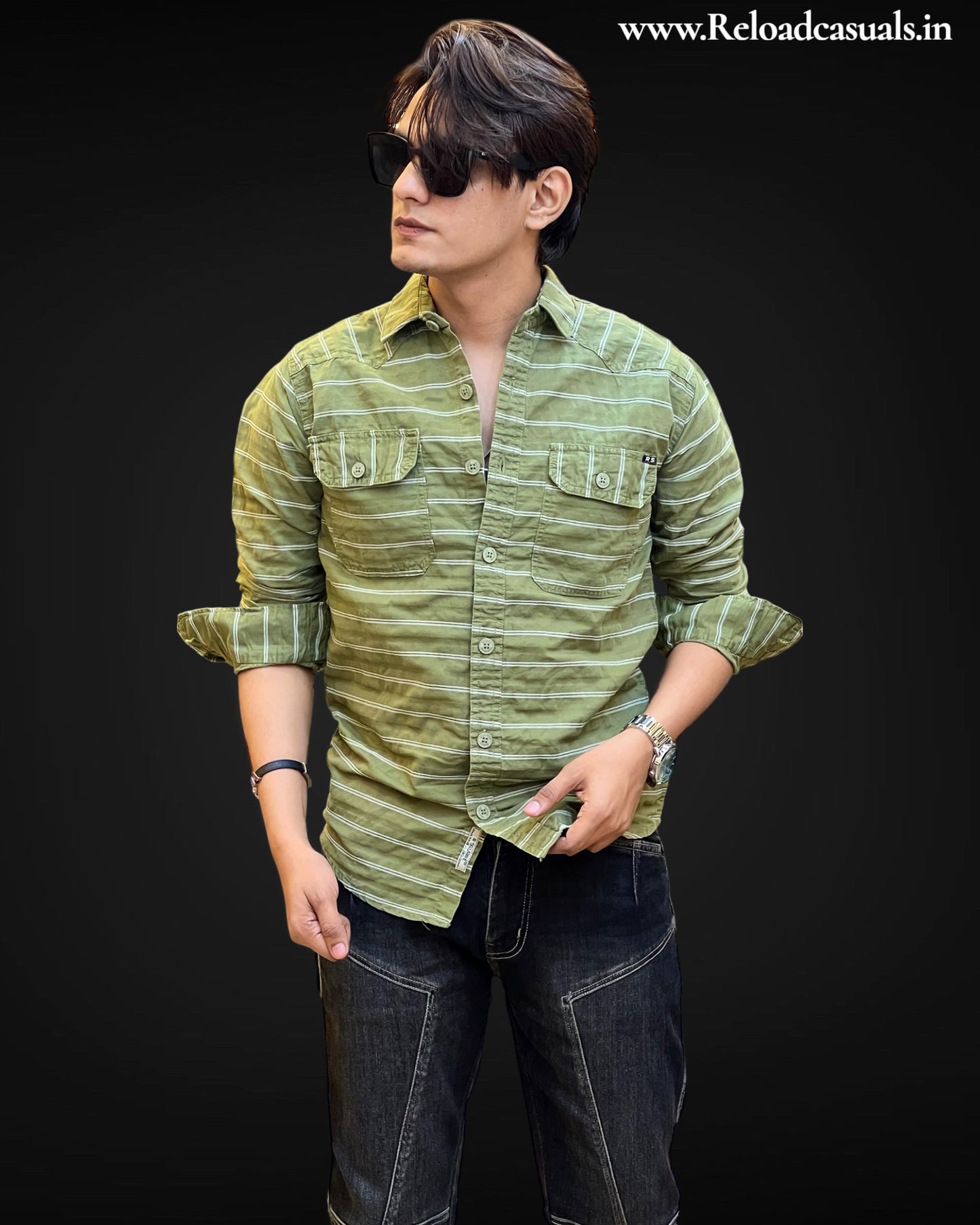 Slub-Stripe Shirts