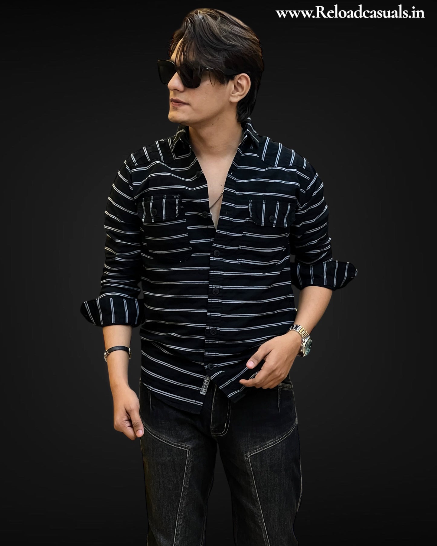 Slub-Stripe Shirts