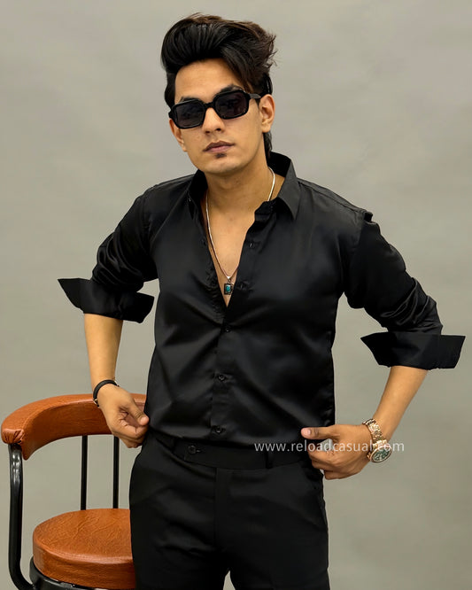 Premium satin shirt for men
