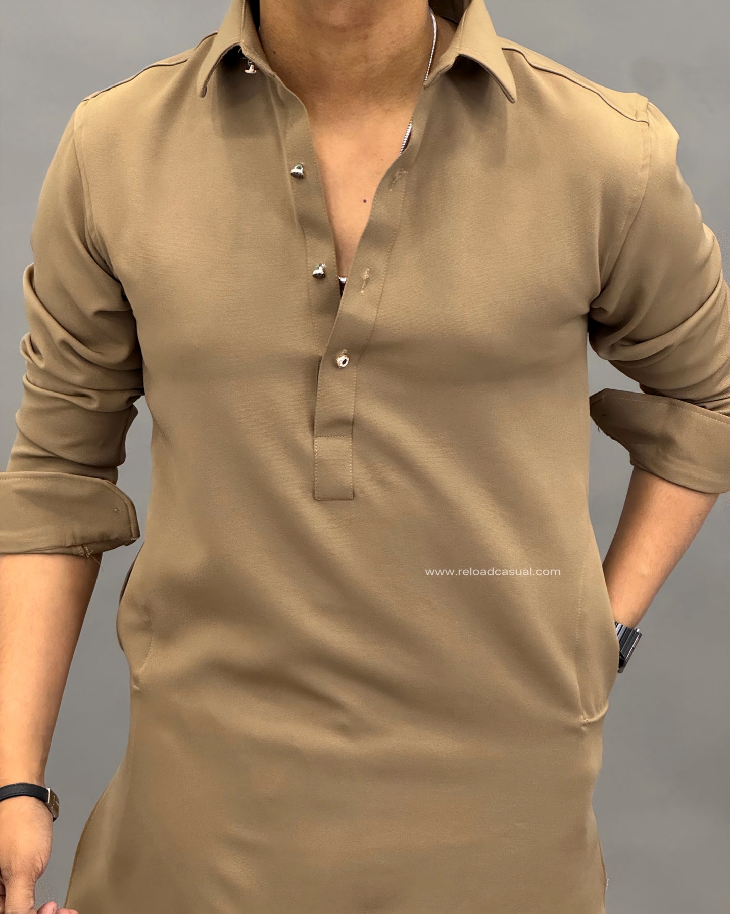 Tailored Classic Lachka Pathani Kurta Combo