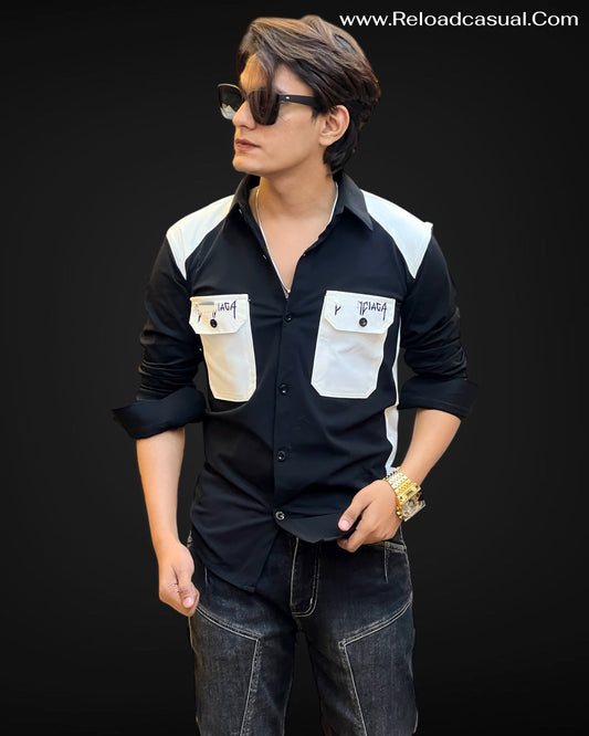 Fantastic Dual-Tone Pocket Shirt