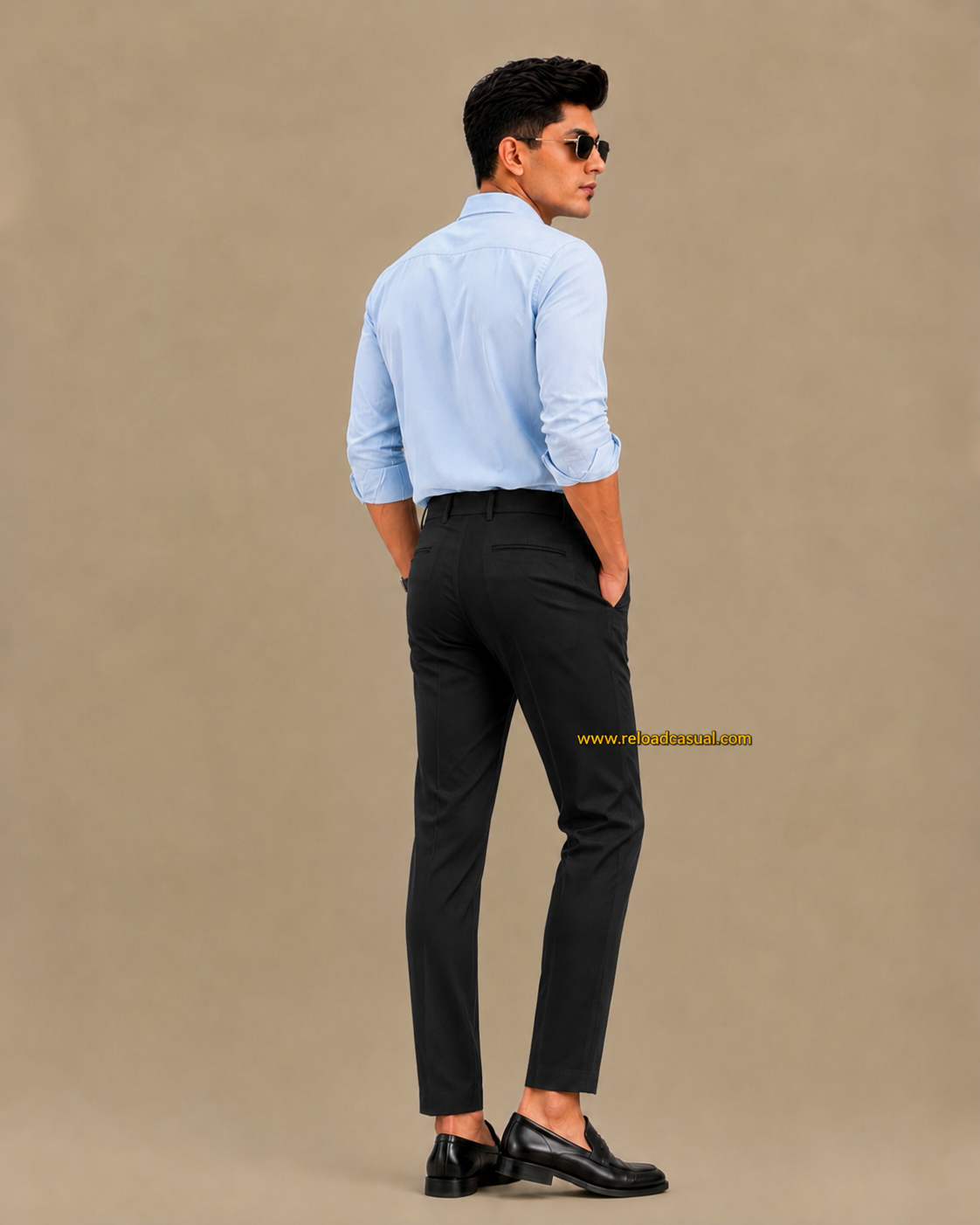 Men's Oxford Breathable Shirt + Hidden Zip Pocket Pant Combo