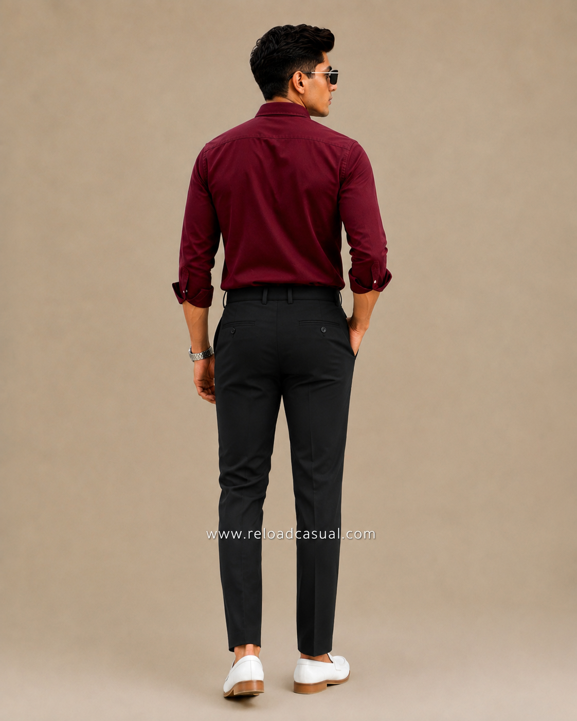 Men's Breathable Shirt + Modern Slim Fit Lachka Pant Combo