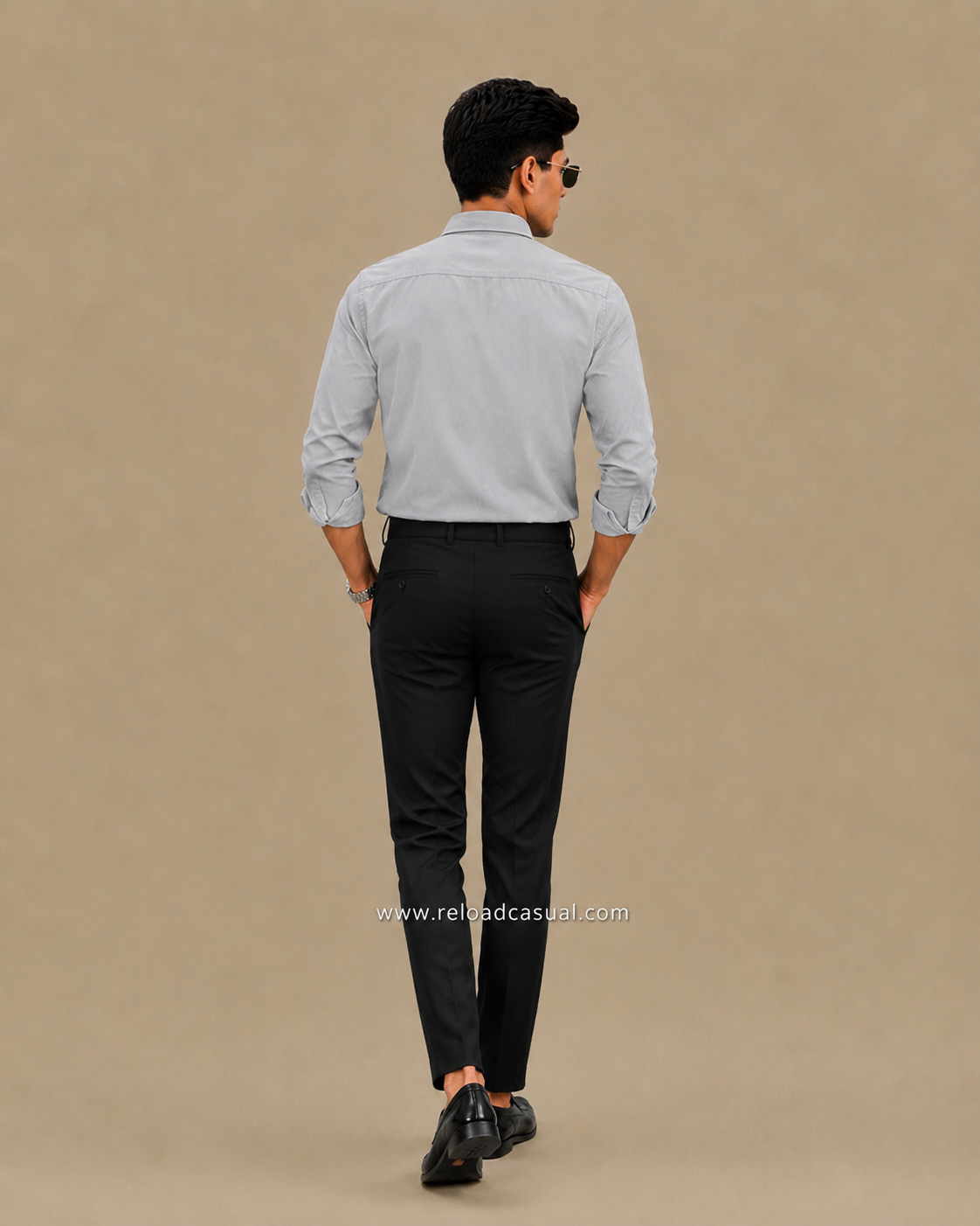 Men's Breathable Shirt + Modern Slim Fit Lachka Pant Combo