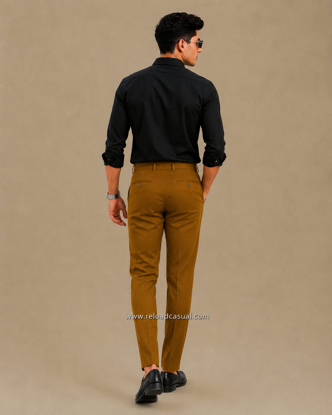 Men's Breathable Shirt + Modern Slim Fit Lachka Pant Combo