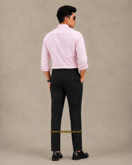 Men's Breathable Shirt + Modern Slim Fit Lachka Pant Combo