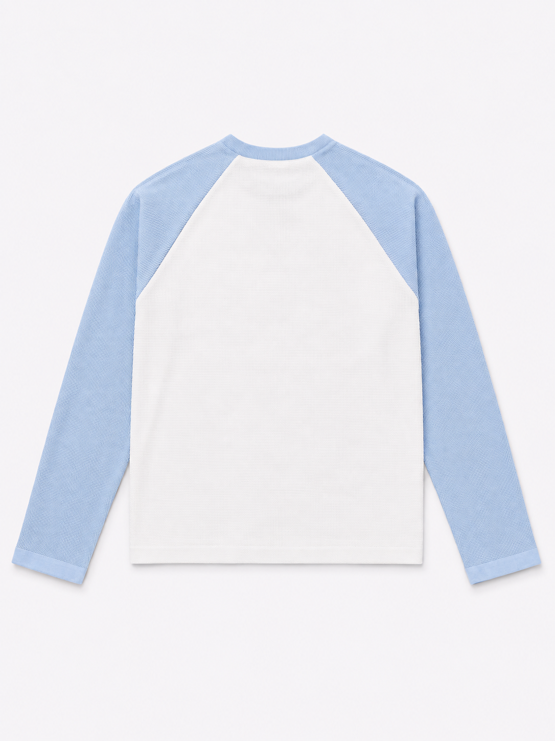 Waffle Knit Boxy Fit Full Sleeve T-Shirt