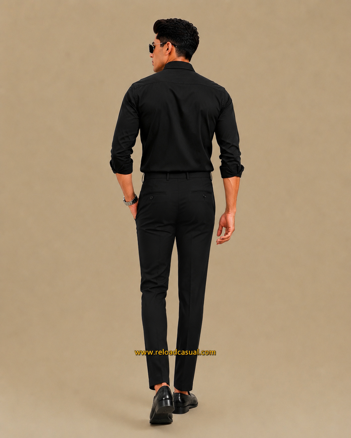 Men's Breathable Shirt + Modern Slim Fit Lachka Pant Combo