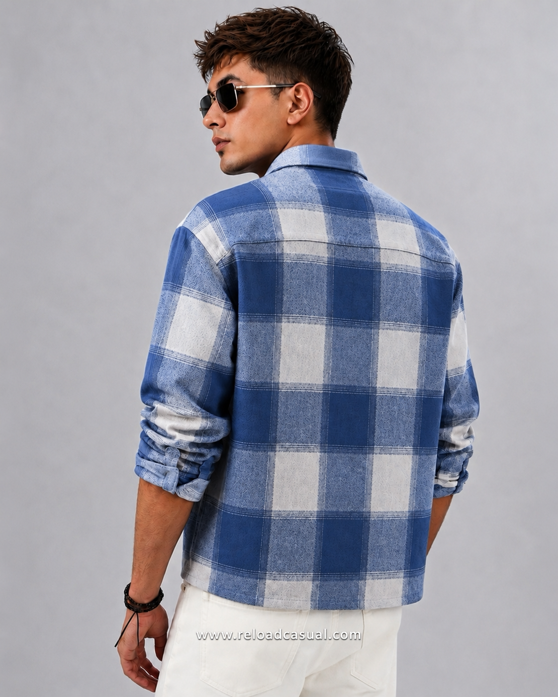 Urban Premium Brushed Check Boxy Fit Shirt