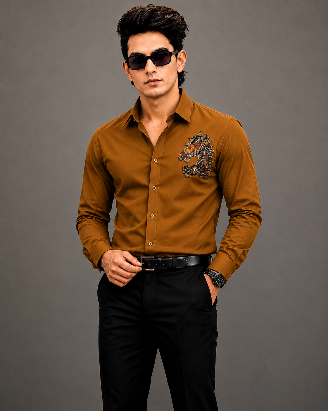 Elite Horse  Pattern Diamond Lachka Shirt