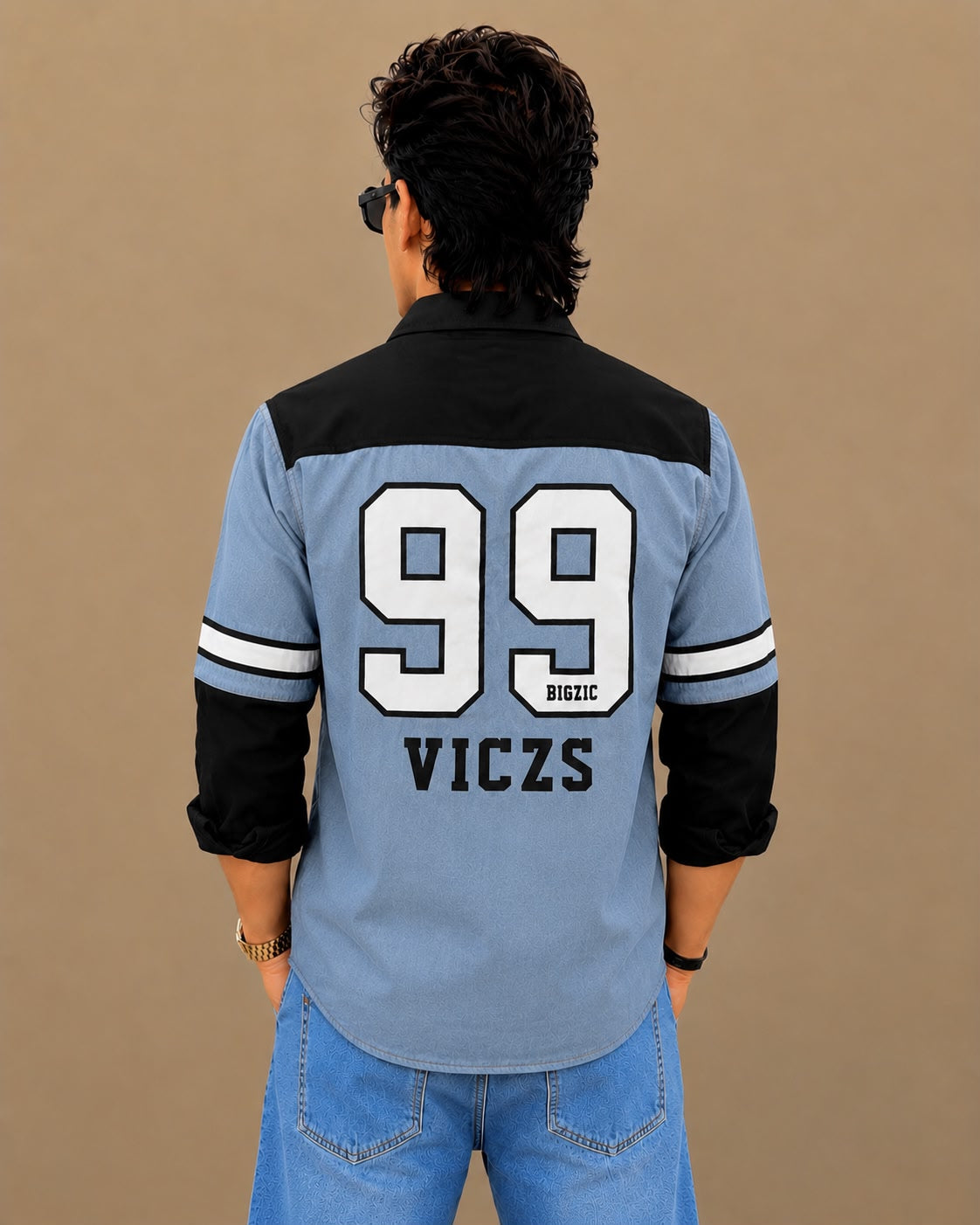 Men’s Don 99 Graphic Denim Shirt